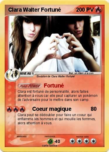 Pokemon Clara Walter Fortuné