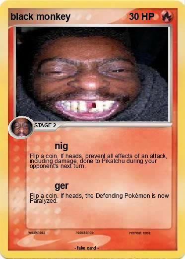 Pokemon black monkey