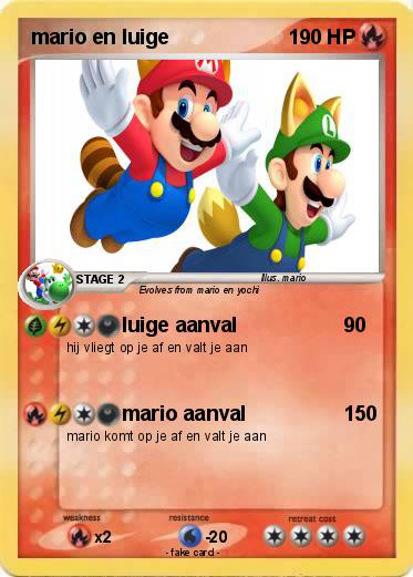 Pokemon mario en luige