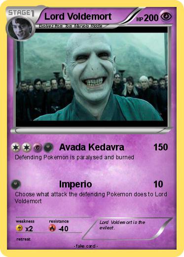 Pokemon Lord Voldemort