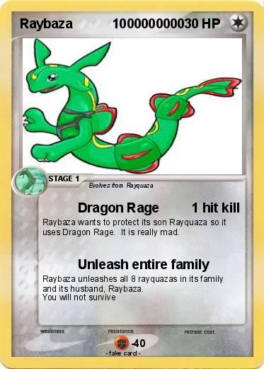 Pokemon Raybaza           1000000000