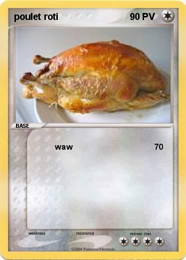 Pokemon poulet roti