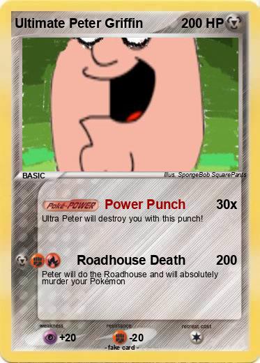 Pokemon Ultimate Peter Griffin