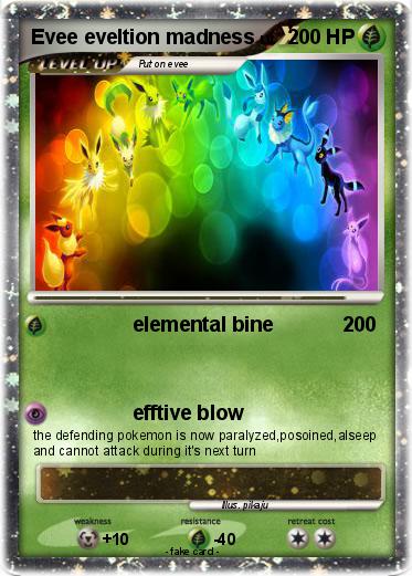 Pokemon Evee eveltion madness