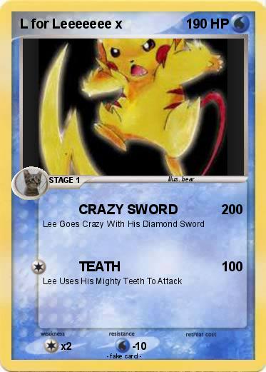 Pokemon L for Leeeeeee x
