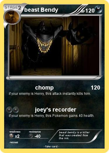 Pokemon beast Bendy