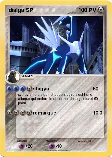 Pokemon dialga SP