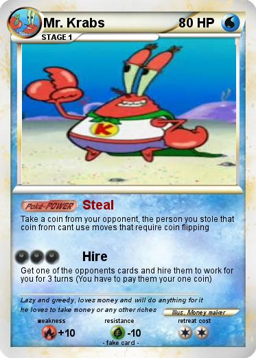 Pokemon Mr. Krabs