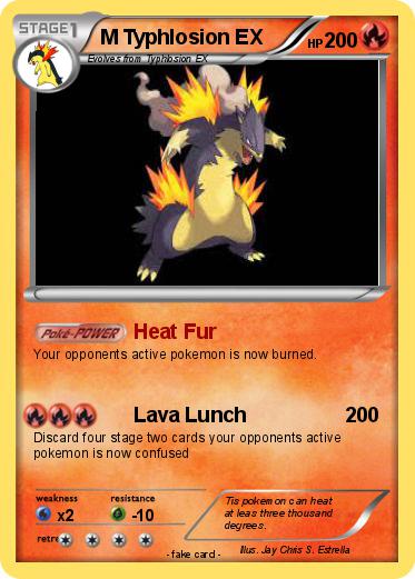 Pokemon M Typhlosion EX