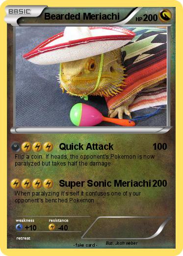 Pokemon Bearded Meriachi
