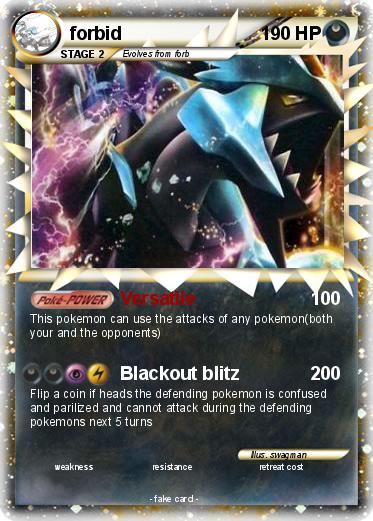 Pokemon forbid