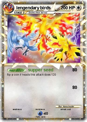 Pokemon lengendary birds