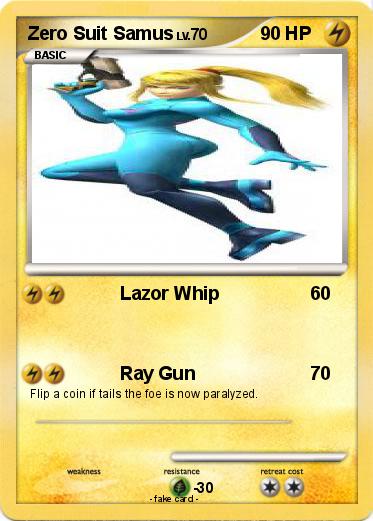 Pokemon Zero Suit Samus