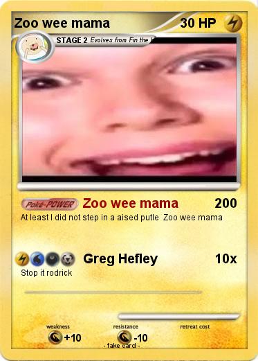 Pokemon Zoo wee mama