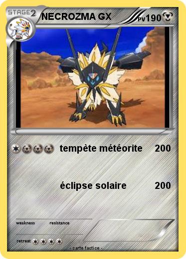 Pokemon NECROZMA GX