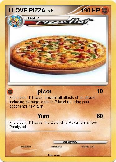 Pokemon I LOVE PIZZA