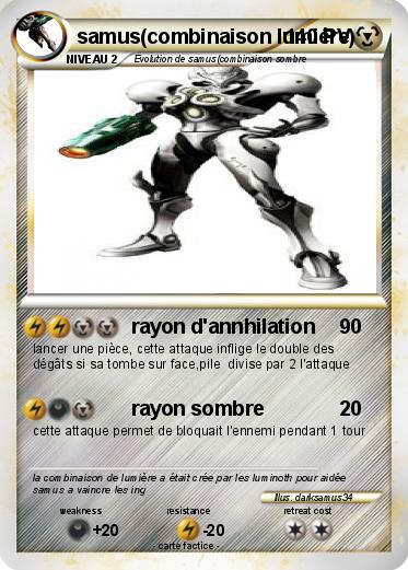 Pokemon samus(combinaison lumiére)