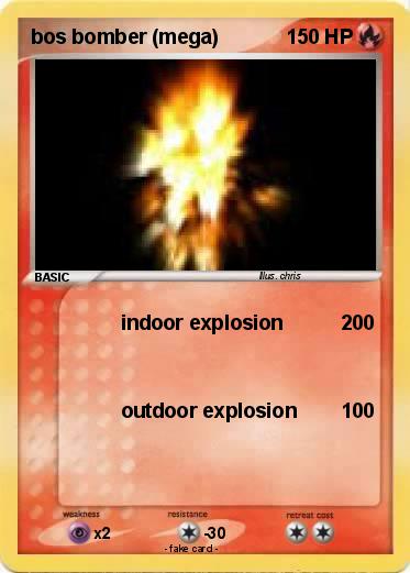 Pokemon bos bomber (mega)