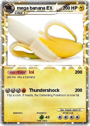 Pokemon mega banana EX