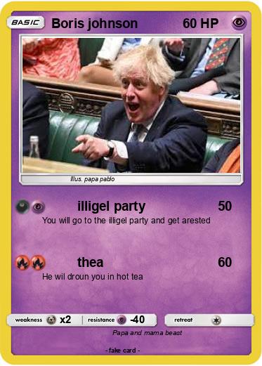 Pokemon Boris johnson