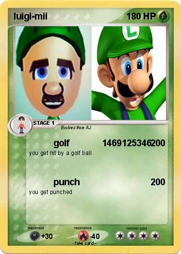 Pokemon luigi-mii