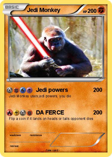 Pokemon Jedi Monkey