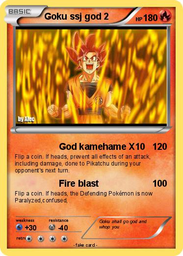 Pokemon Goku ssj god 2