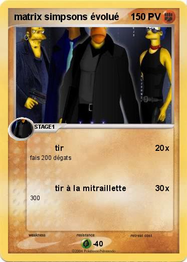 Pokemon matrix simpsons évolué