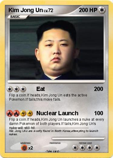 Pokemon Kim Jong Un