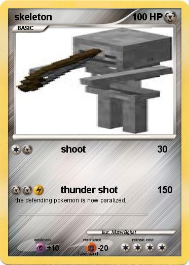 Pokemon skeleton