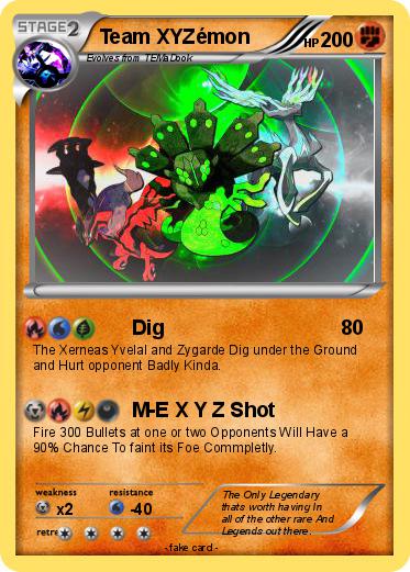 Pokemon Team XYZémon