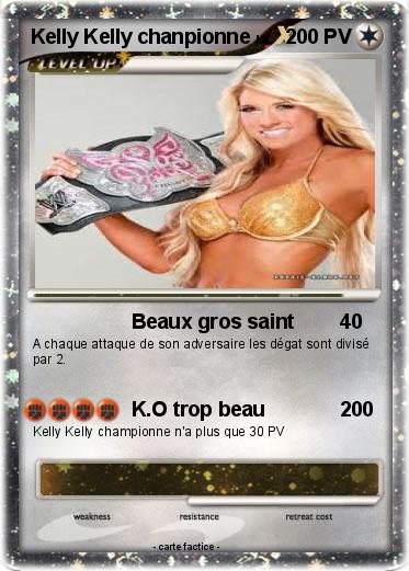 Pokemon Kelly Kelly chanpionne