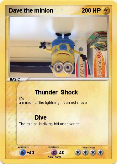 Pokemon Dave the minion