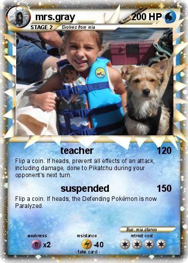 Pokemon mrs.gray