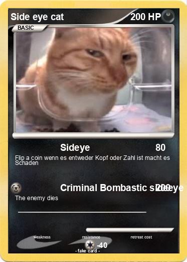 Pokemon Side eye cat