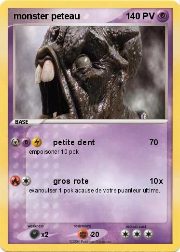 Pokemon monster peteau