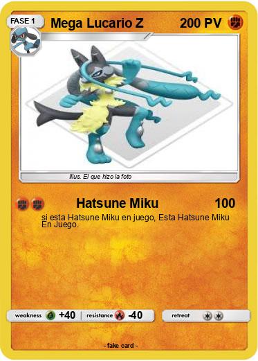 Pokemon Mega Lucario Z