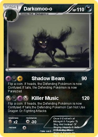 Pokemon Darkomoo-o
