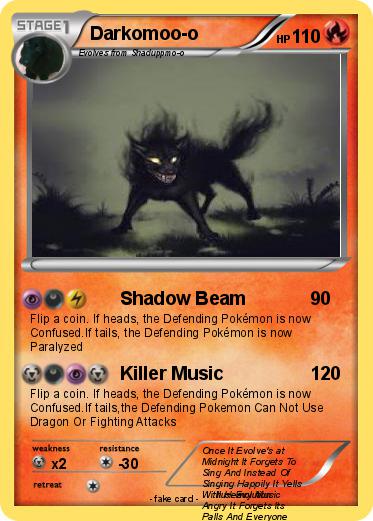 Pokemon Darkomoo-o