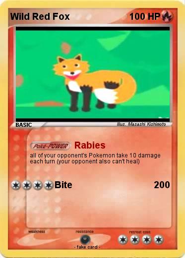 Pokemon Wild Red Fox