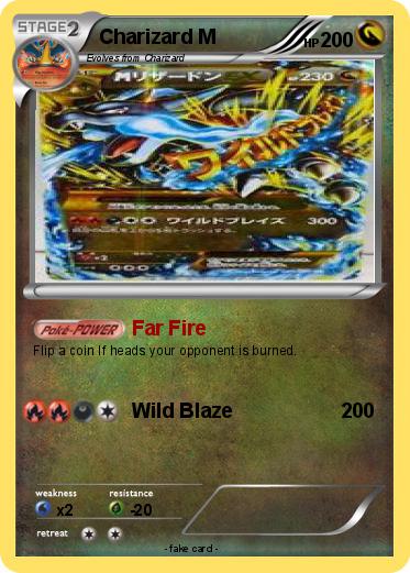 Pokemon Charizard M