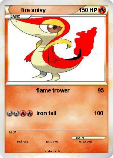 Pokemon fire snivy