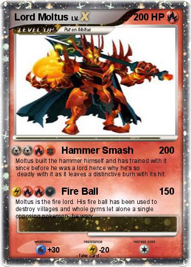 Pokemon Lord Moltus