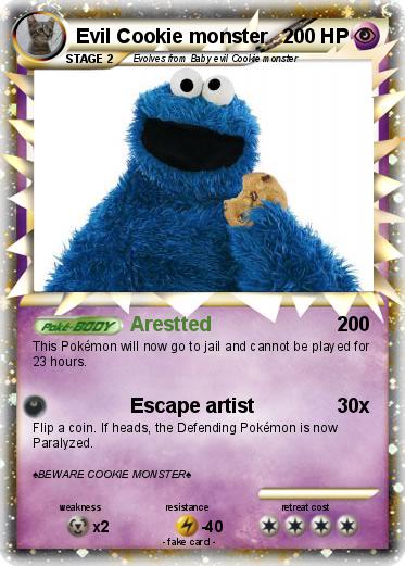 Pokemon Evil Cookie monster