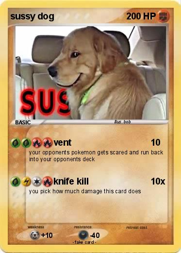 Pokemon sussy dog