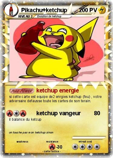Pokemon Pikachu+ketchup