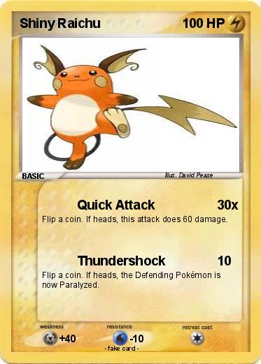Pokemon Shiny Raichu