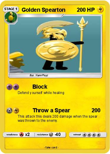 Pokemon Golden Spearton