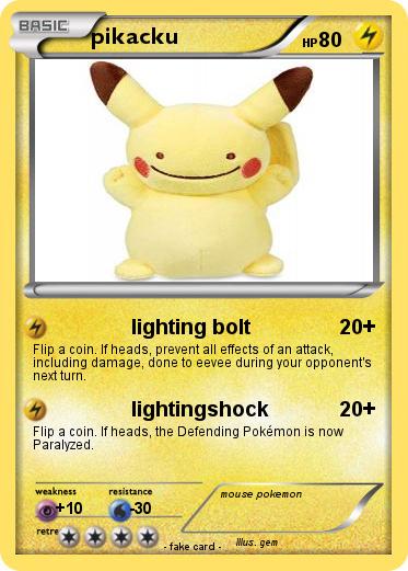 Pokemon pikacku