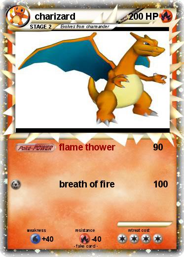 Pokemon charizard